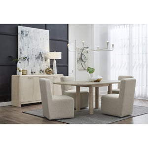 Liv Fully Upholstered Dining Chair in Brun Boucle