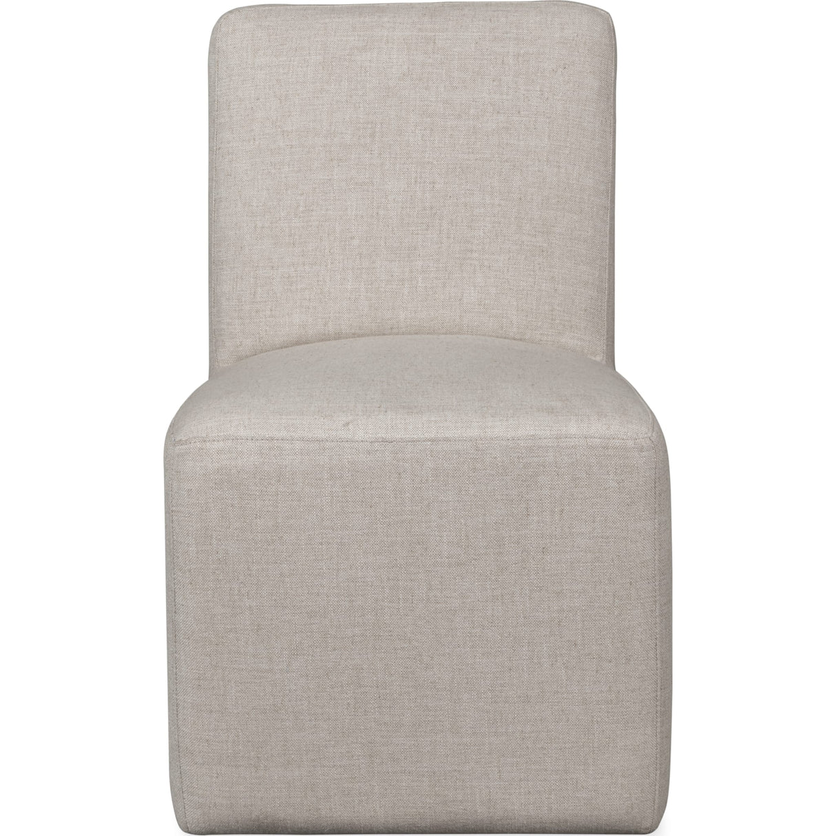 Liv Fully Upholstered Dining Chair in Natural Linen