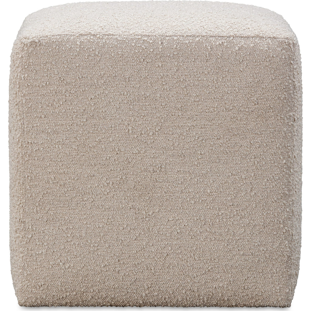 Liv Fully Upholstered Dining Ottoman in Brun Boucle