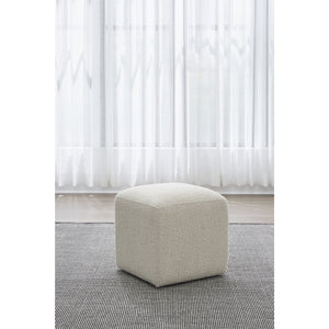 Liv Fully Upholstered Dining Ottoman in Brun Boucle