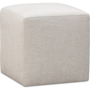Liv Fully Upholstered Dining Ottoman in Natural Linen