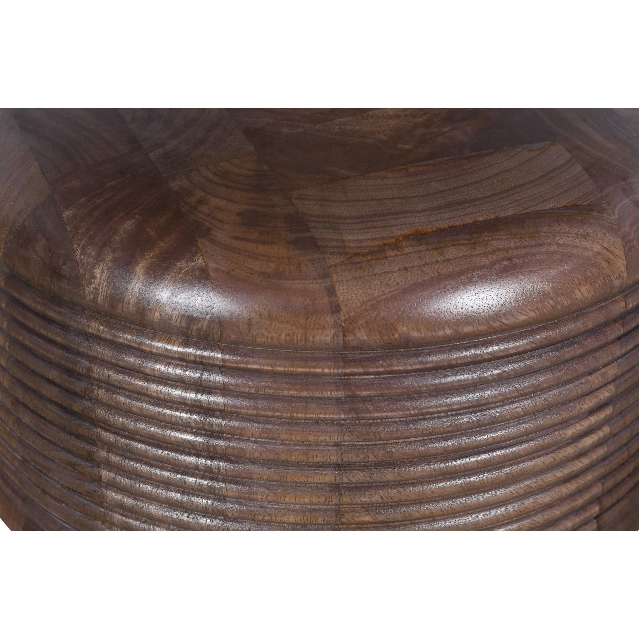 Liyana Solid Wood Round Dining Table in Natural Tan