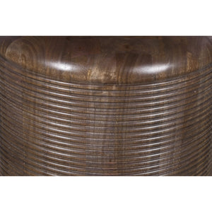 Liyana Solid Wood Round Dining Table in Natural Tan