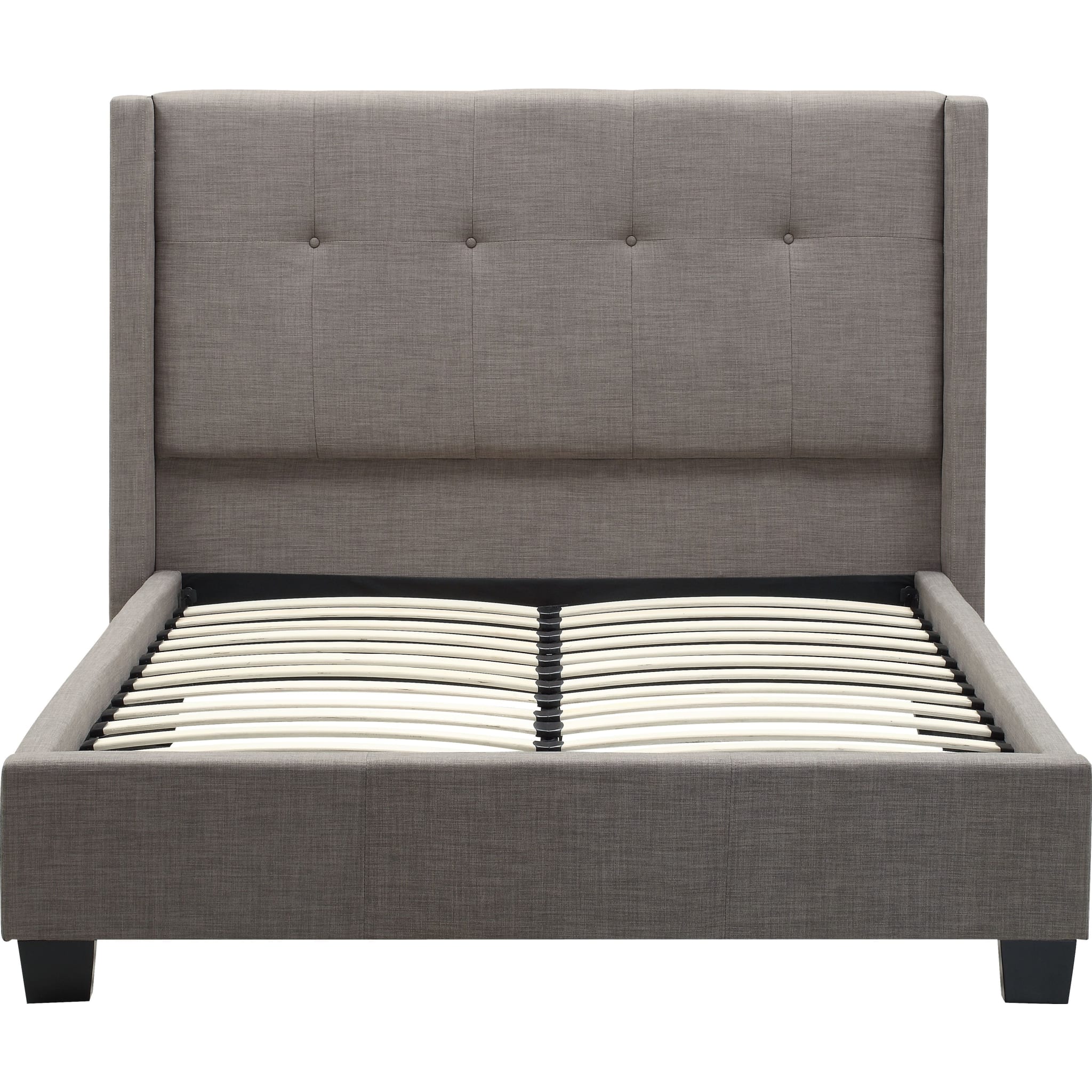 Madeleine Wingback Upholstered Platform Bed