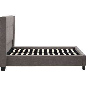 Madeleine Wingback Upholstered Platform Bed