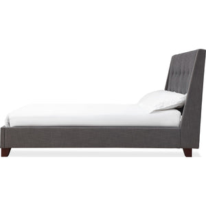 Madera Upholstered Platform Bed in Dark Charcoal (2026)