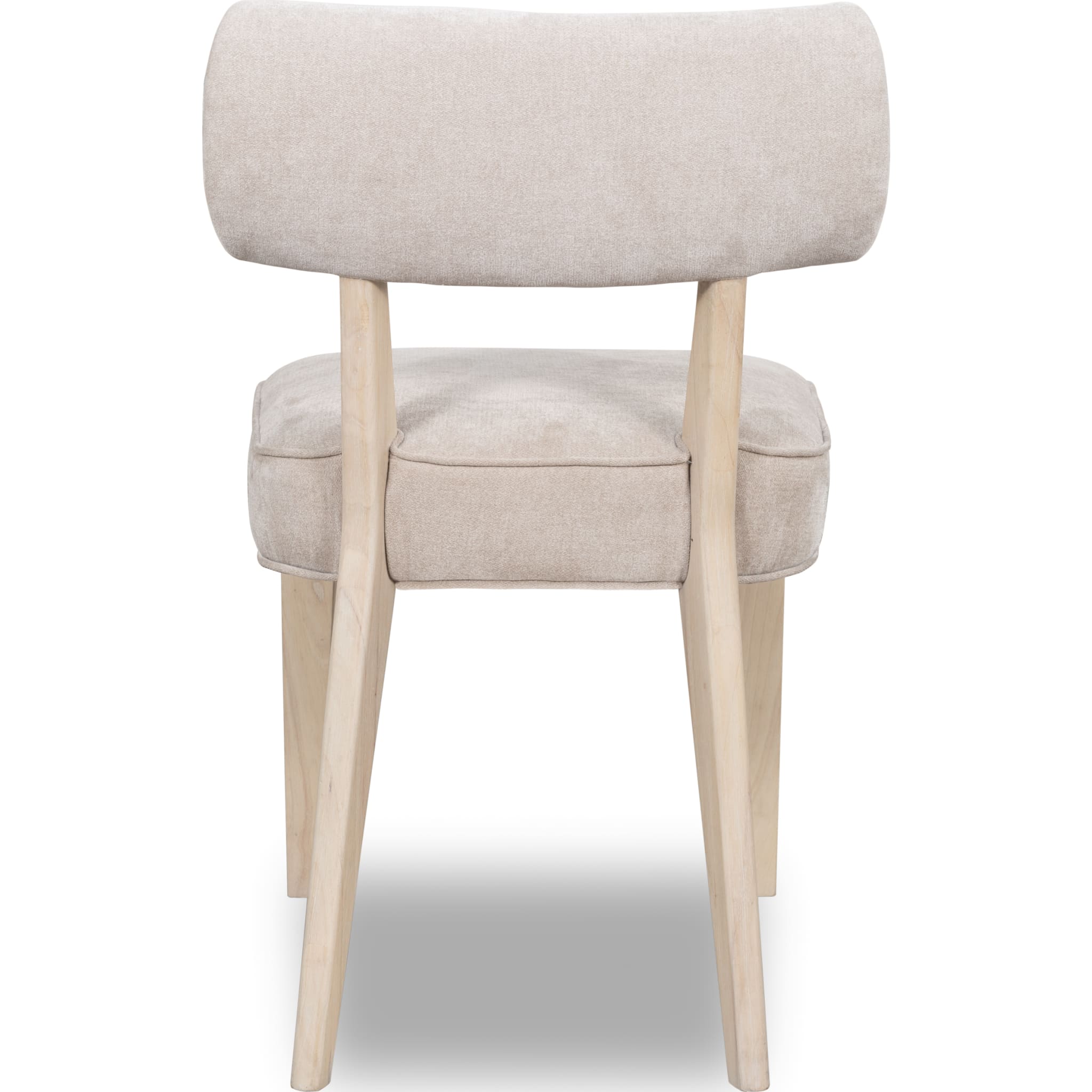 Magnolia Wood Frame Upholstered Dining Chair in Brown Sugar Chenille