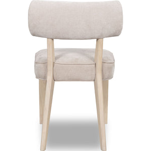 Magnolia Wood Frame Upholstered Dining Chair in Brown Sugar Chenille