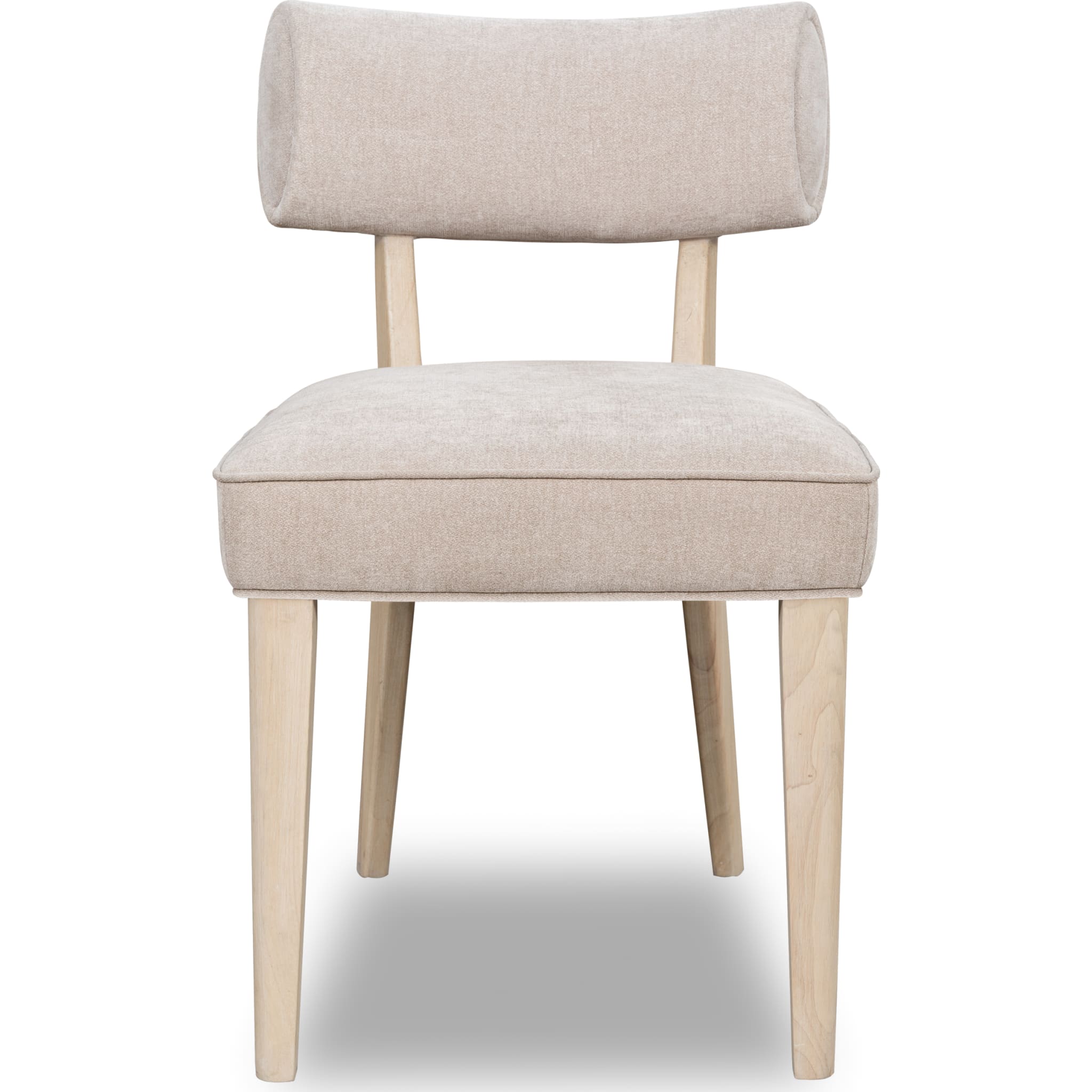 Magnolia Wood Frame Upholstered Dining Chair in Brown Sugar Chenille