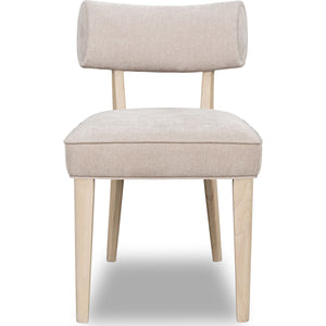 Magnolia Wood Frame Upholstered Dining Chair in Brown Sugar Chenille