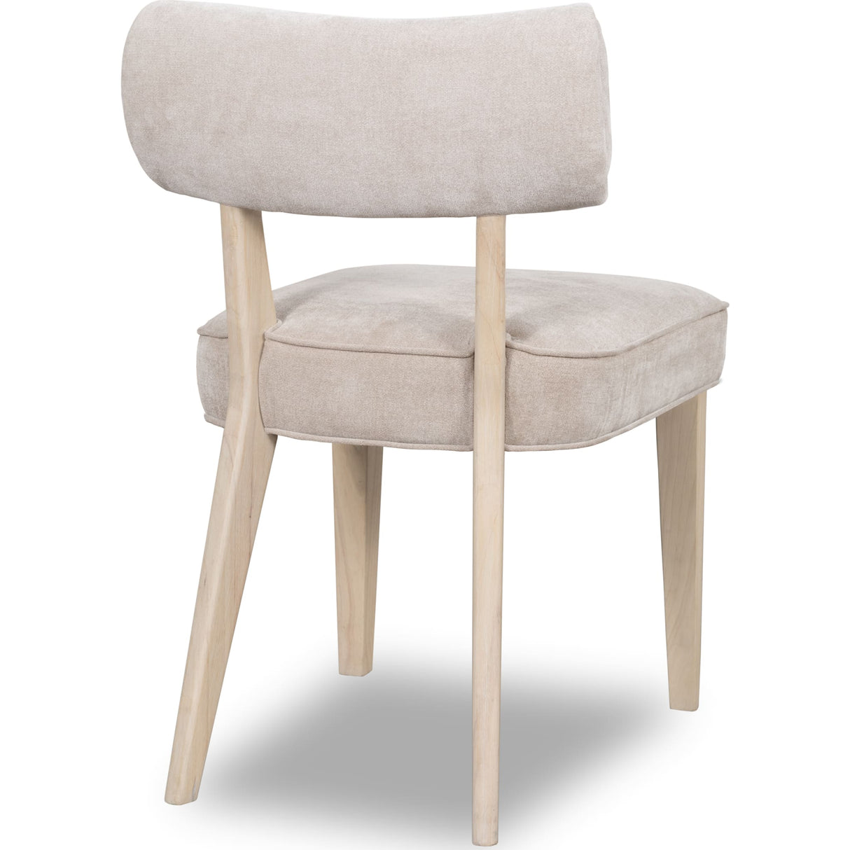 Magnolia Wood Frame Upholstered Dining Chair in Brown Sugar Chenille