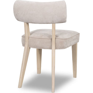 Magnolia Wood Frame Upholstered Dining Chair in Brown Sugar Chenille