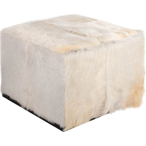 Matola Sq Ottoman - Macadamia