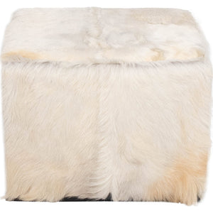 Matola Sq Ottoman - Macadamia