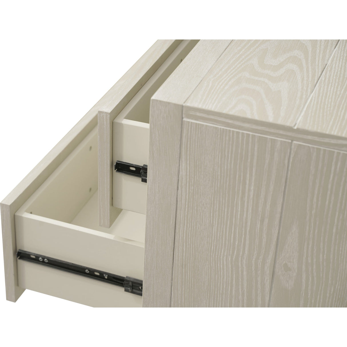 Maxime Three Drawer USB-Charging Nightstand