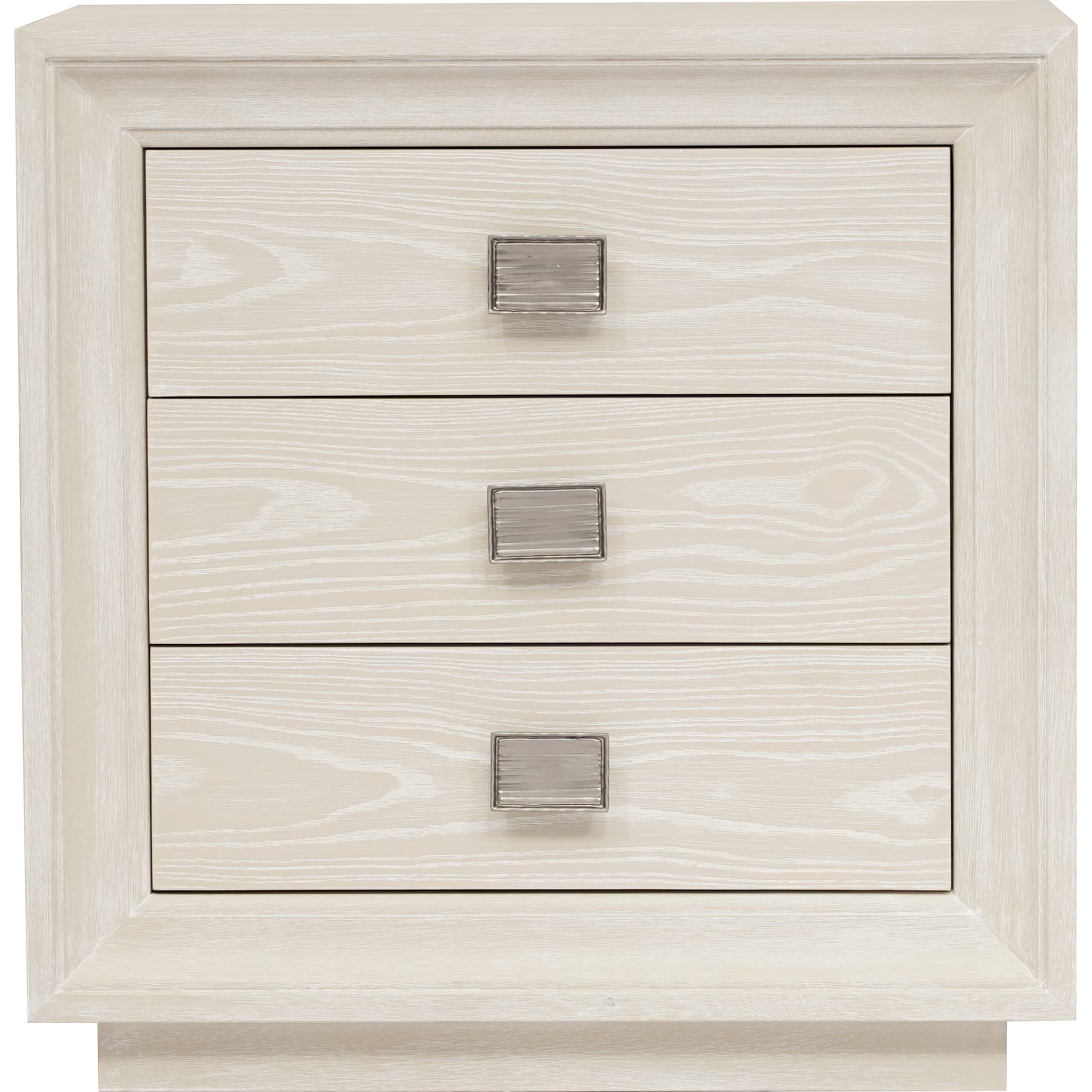 Maxime Three Drawer USB-Charging Nightstand