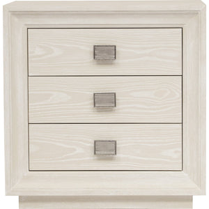 Maxime Three Drawer USB-Charging Nightstand