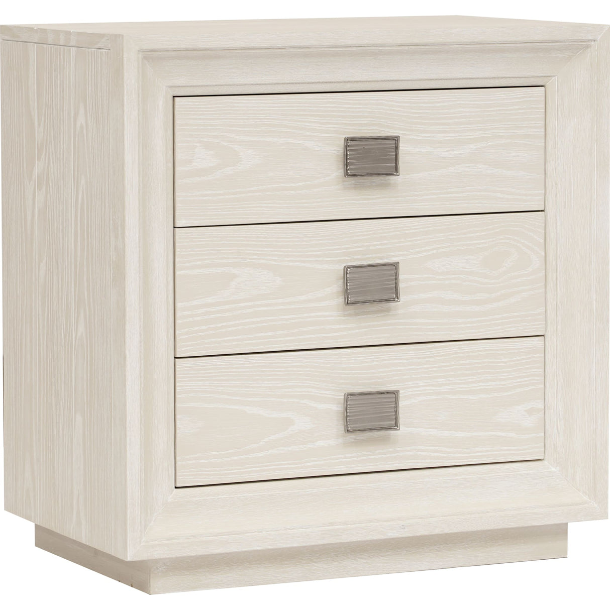 Maxime Three Drawer USB-Charging Nightstand