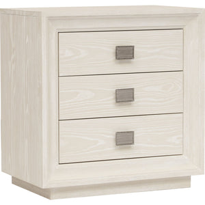 Maxime Three Drawer USB-Charging Nightstand