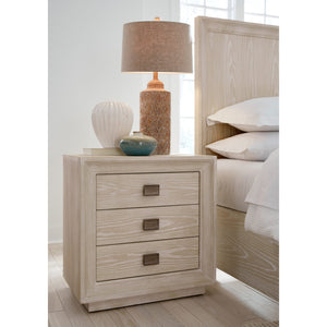 Maxime Three Drawer USB-Charging Nightstand