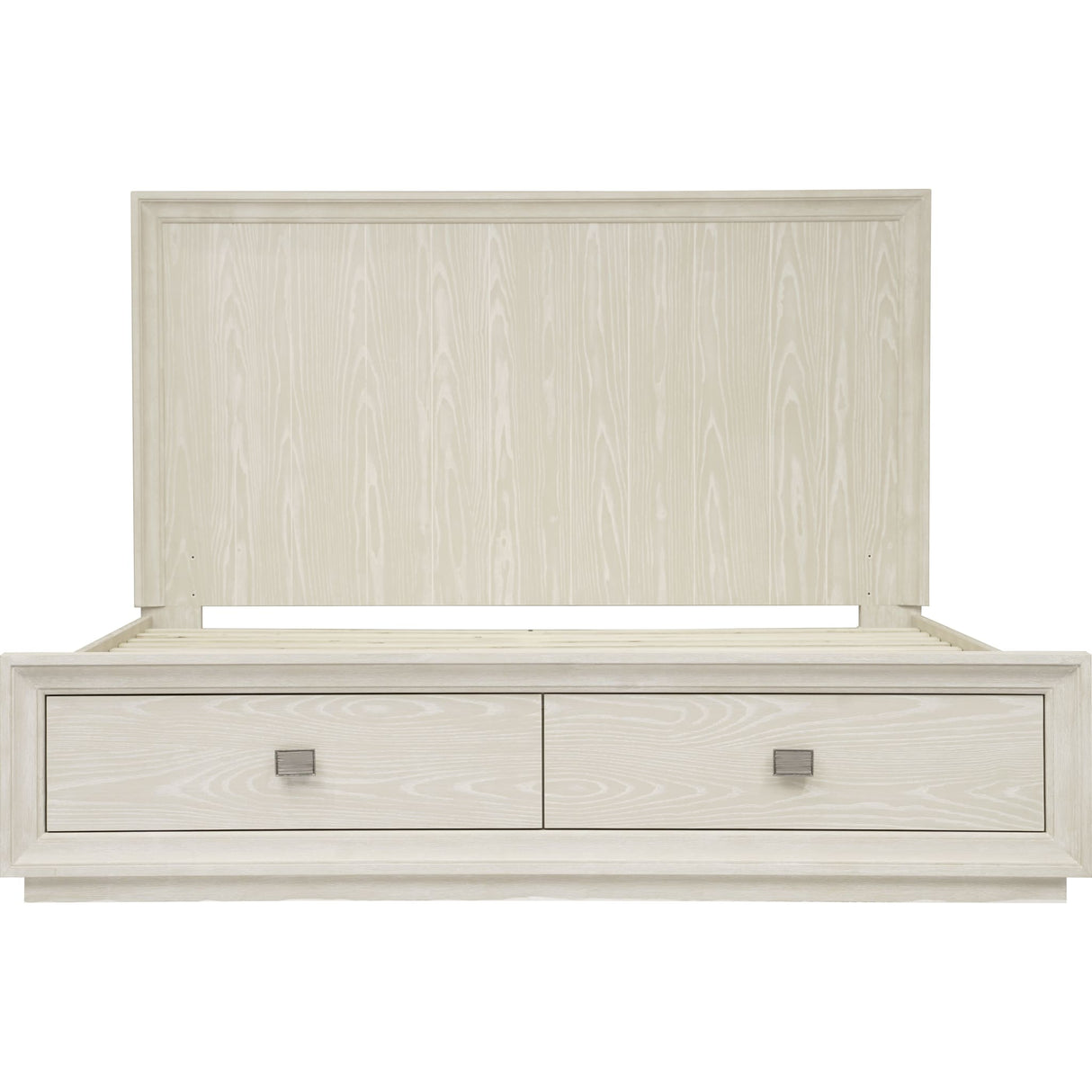 Maxime Two Drawer Footboard Storage Platform Bed In Ash