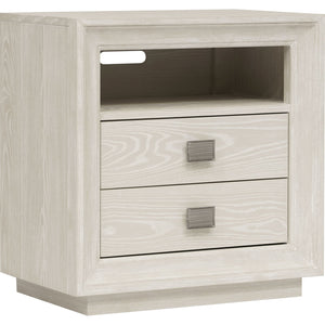 Maxime Two Drawer USB-Charging Nightstand