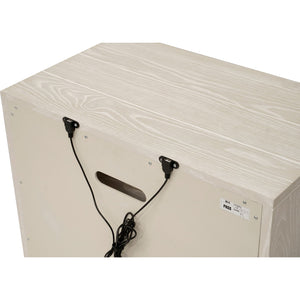 Maxime Two Drawer USB-Charging Nightstand