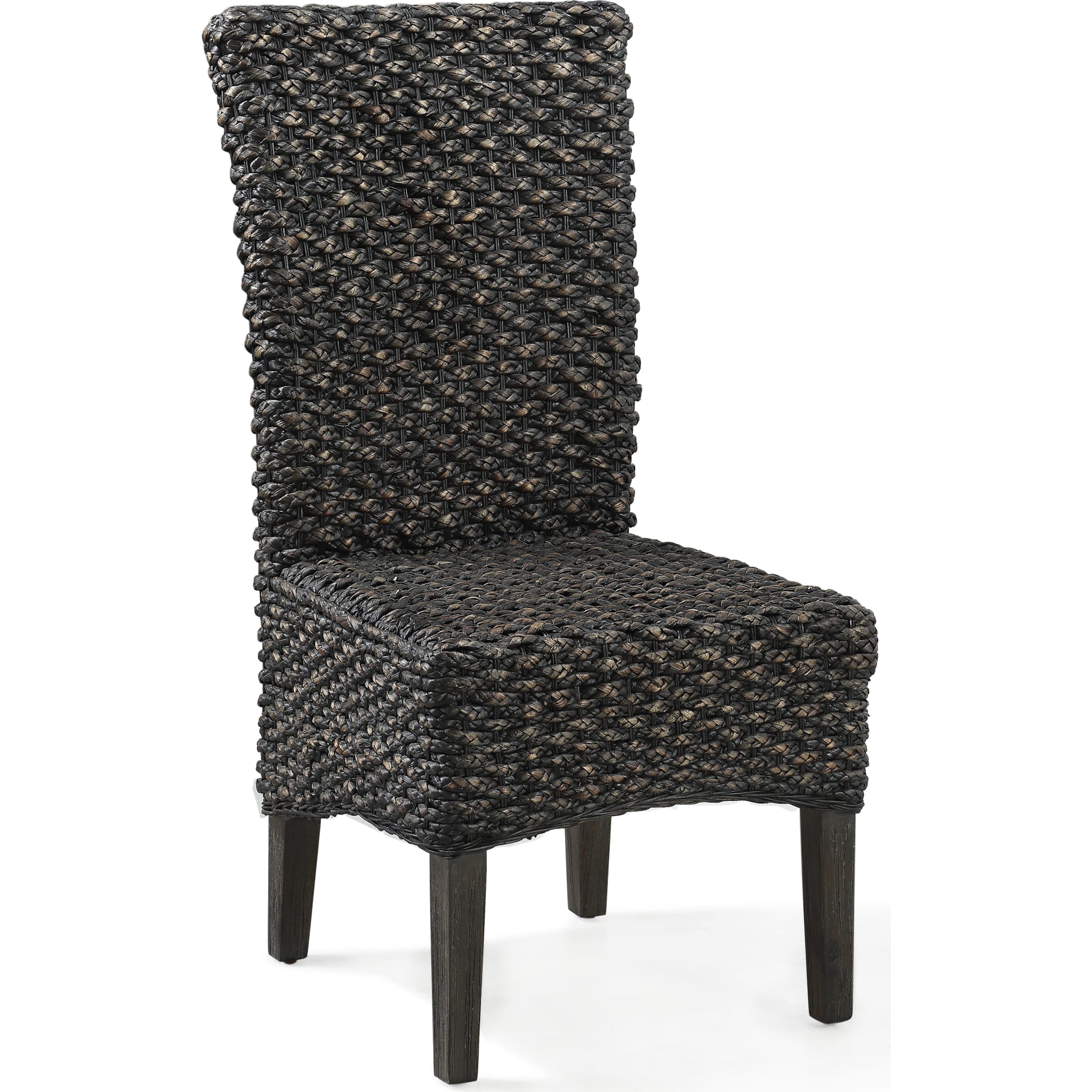 Meadow Chair Water Hyacinth in Graphite