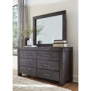 Meadow Six Drawer Solid Wood Dresser in Graphite (2024)