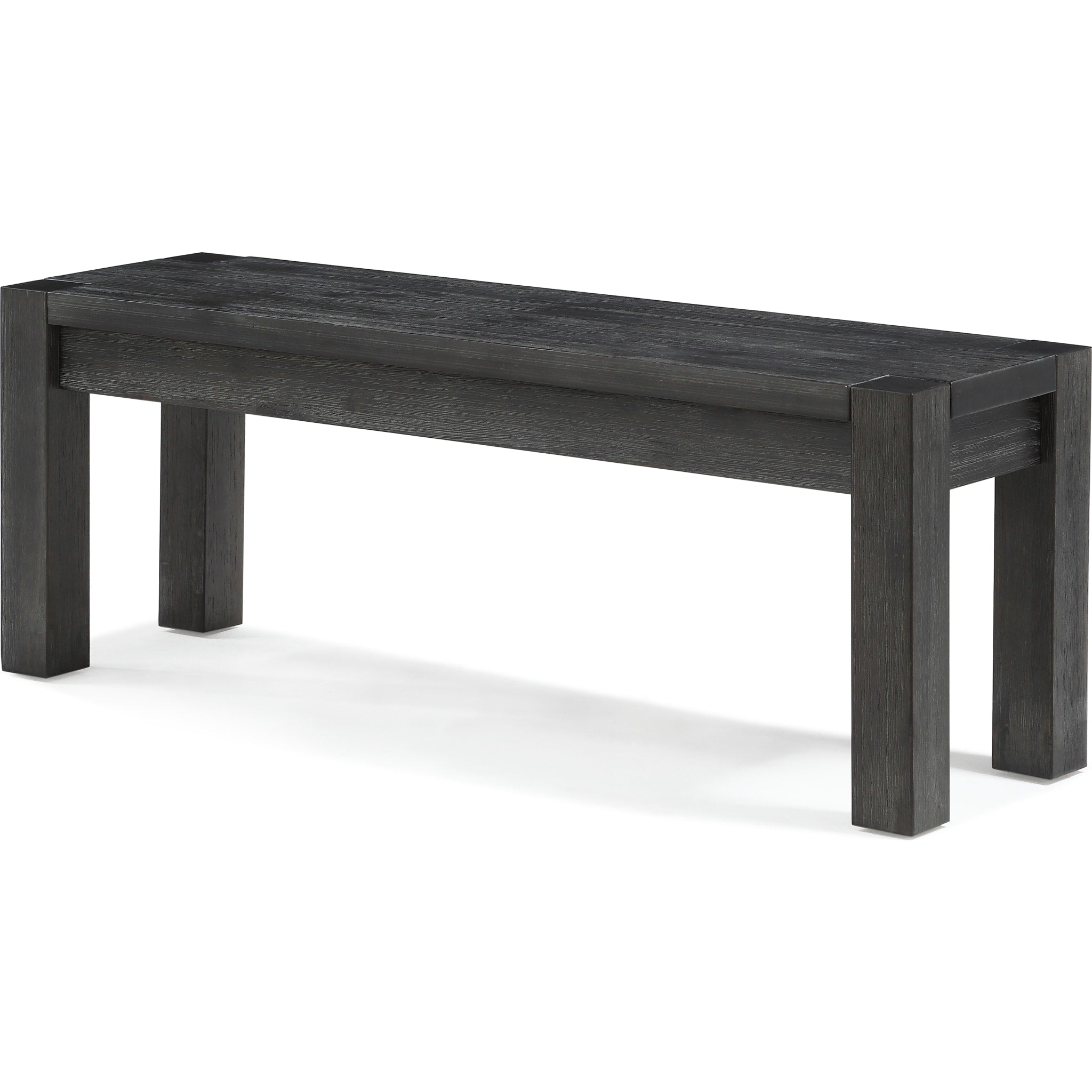 Meadow Solid Wood Bench in Graphite