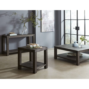 Meadow Solid Wood End Table in Graphite
