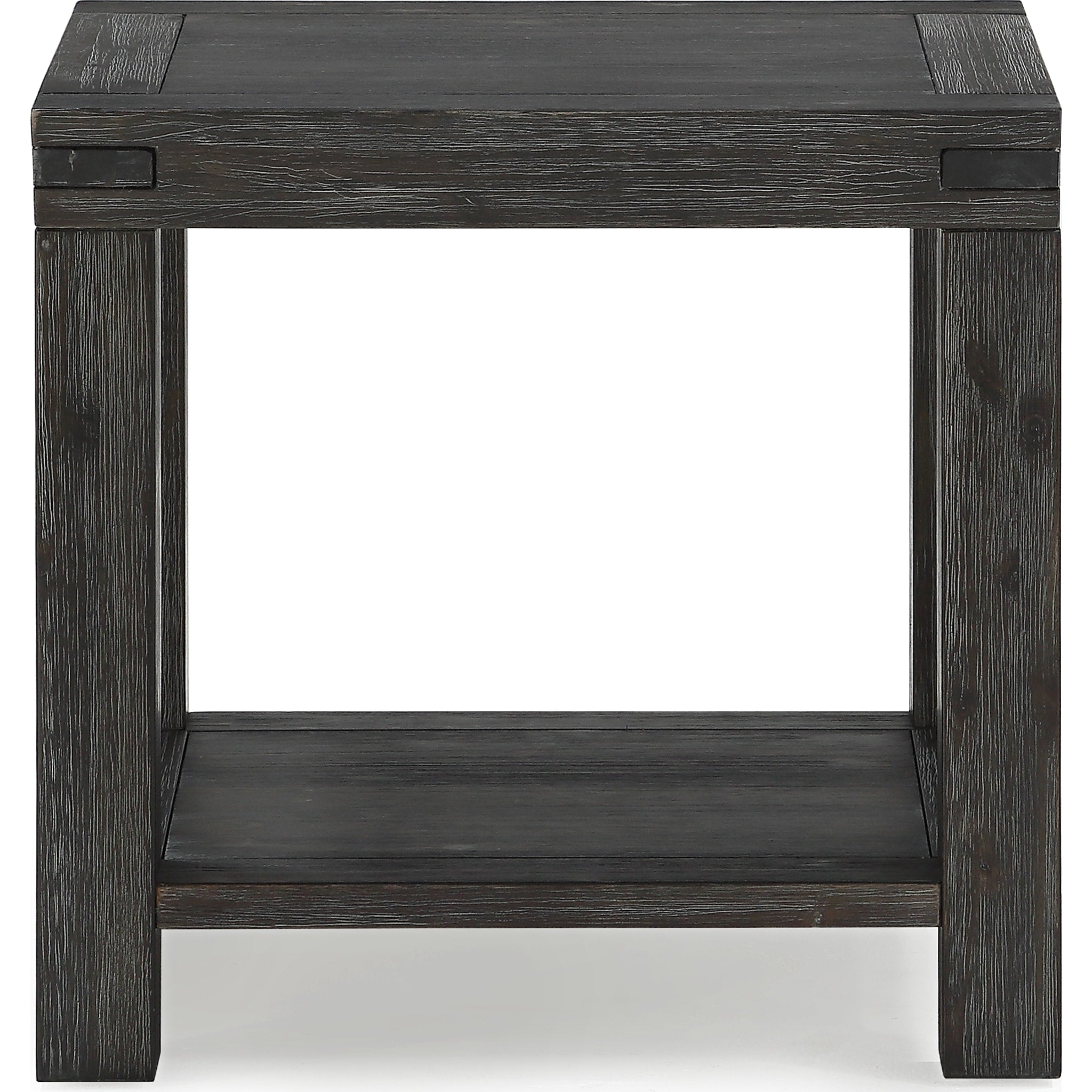 Meadow Solid Wood End Table in Graphite