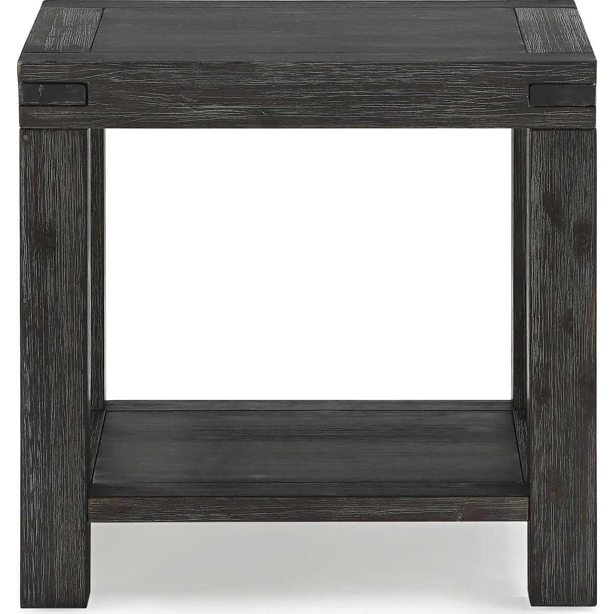Meadow Solid Wood End Table in Graphite