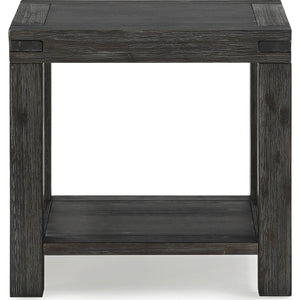 Meadow Solid Wood End Table in Graphite