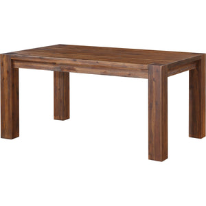 Meadow Solid Wood Extending Dining Table in Brick Brown