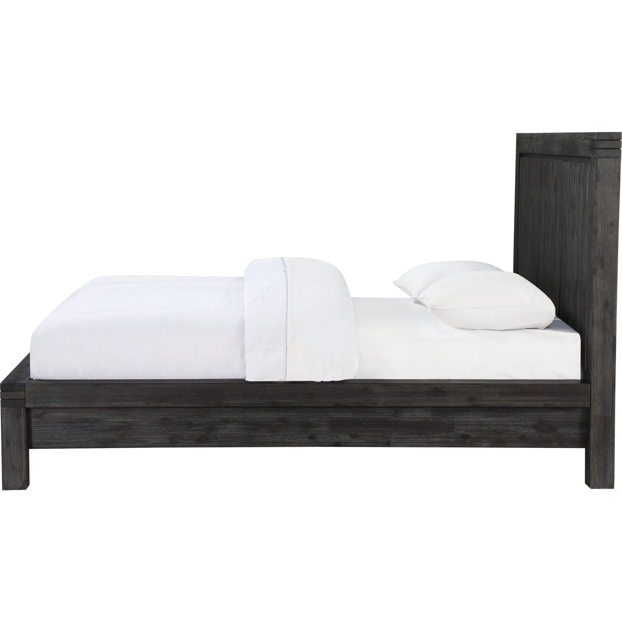 Meadow Solid Wood Platform Bed in Graphite