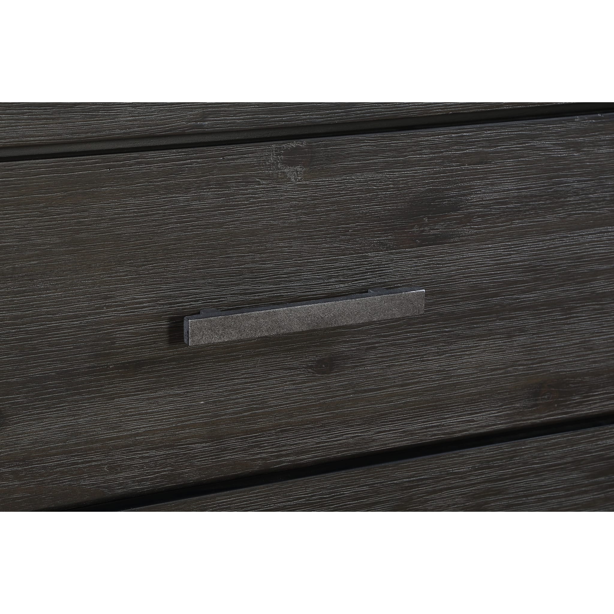 Meadow Solid Wood Two Drawer Nightstand in Graphite