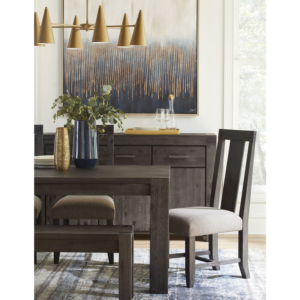 Meadow Solid Wood Uphostered Panel-Back Chair