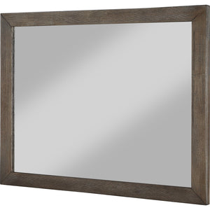 Melbourne Beveled Glass Mirror in Dark Pine