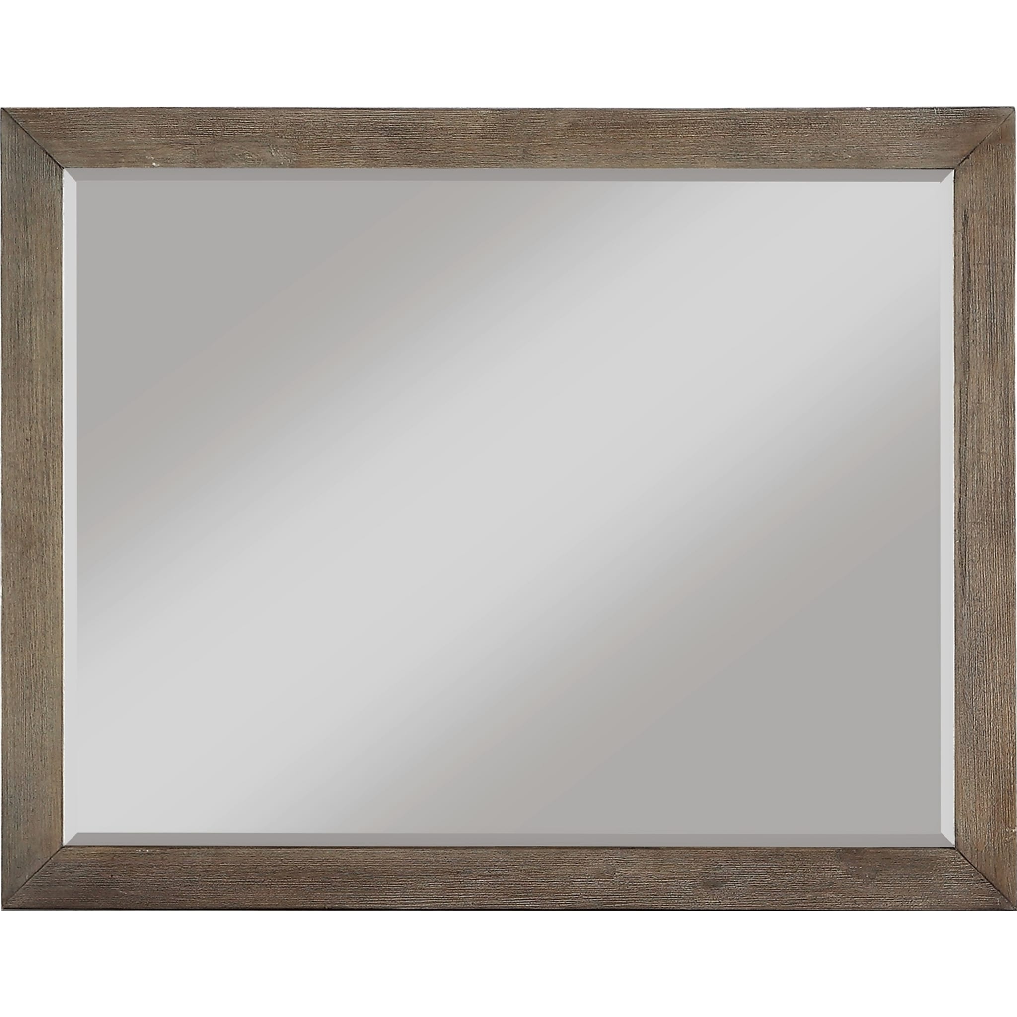 Melbourne Beveled Glass Mirror in Dark Pine
