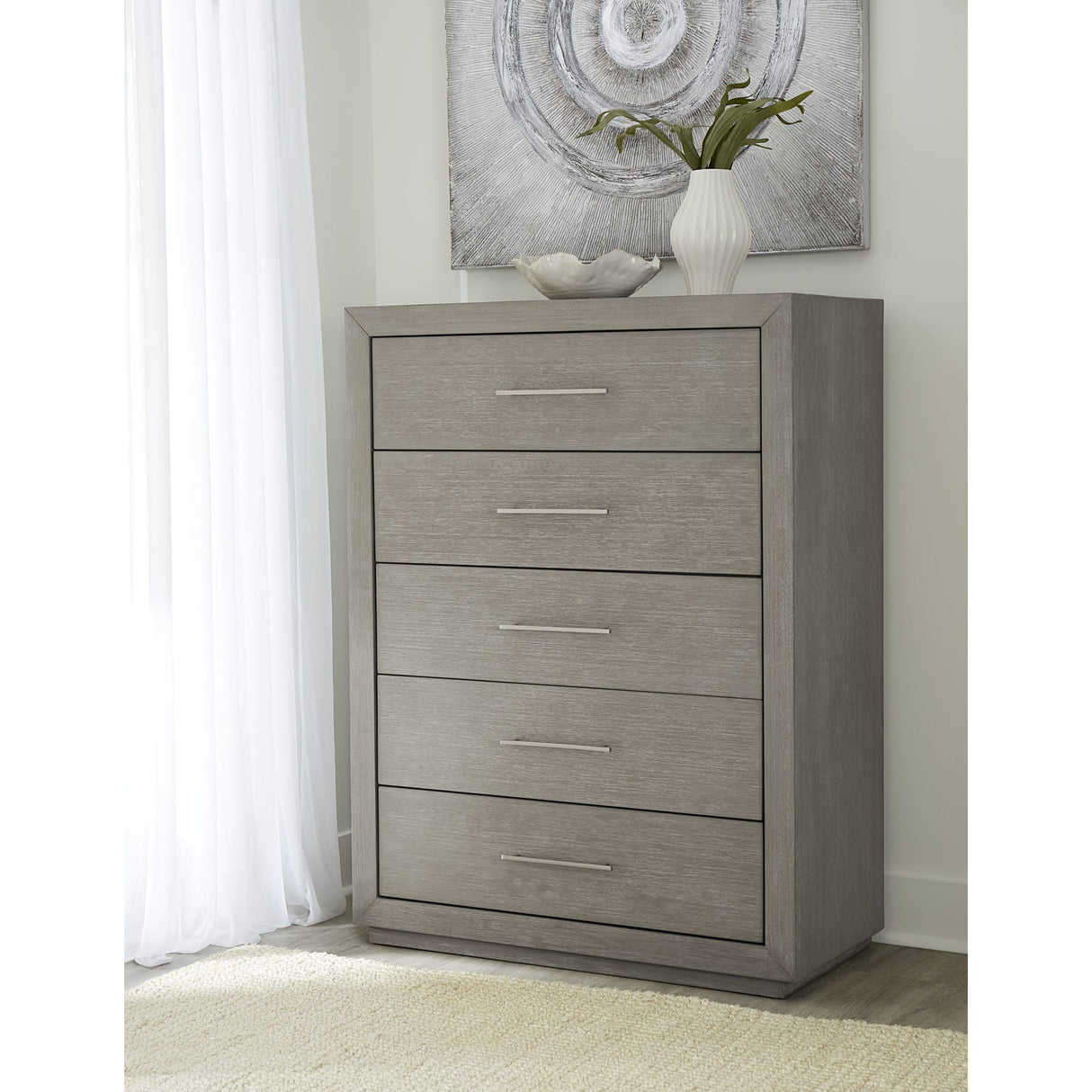 Melbourne Five Drawer Chest in Mineral (2024)