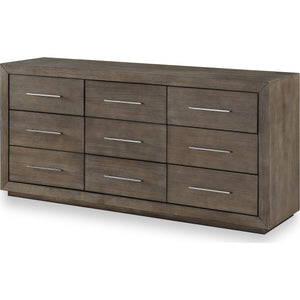 Melbourne Nine Drawer Dresser in Dark Pine (2024)