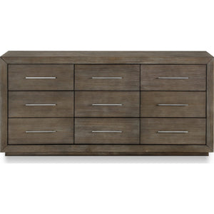 Melbourne Nine Drawer Dresser in Dark Pine (2024)