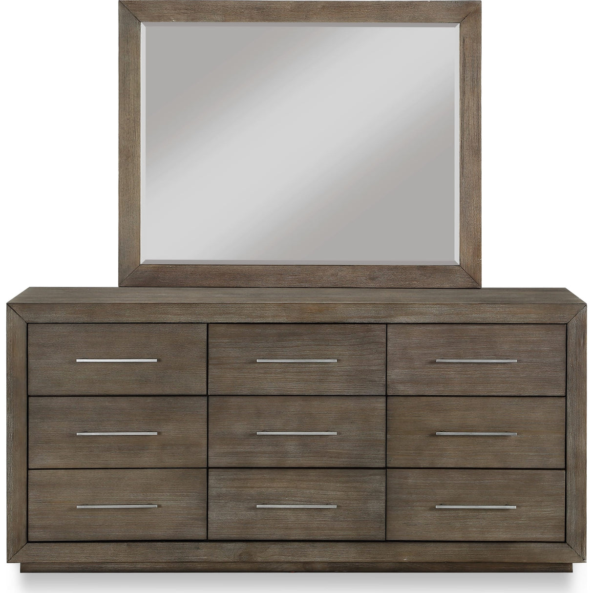 Melbourne Nine Drawer Dresser in Dark Pine (2024)