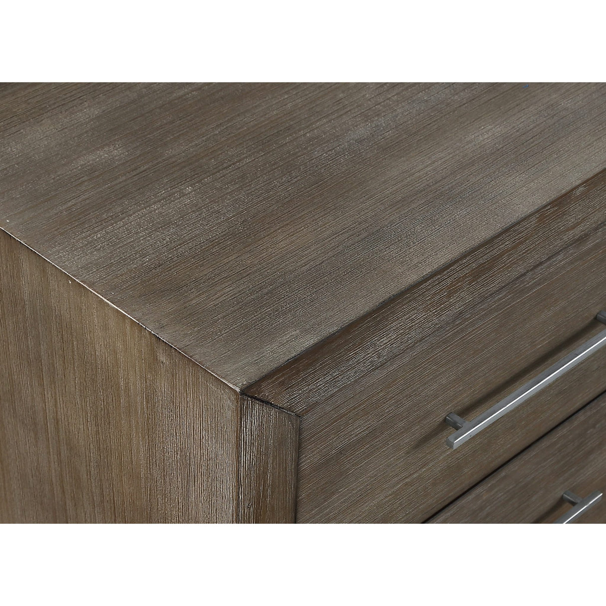 Melbourne Two Drawer Nightstand with USB in Dark Pine