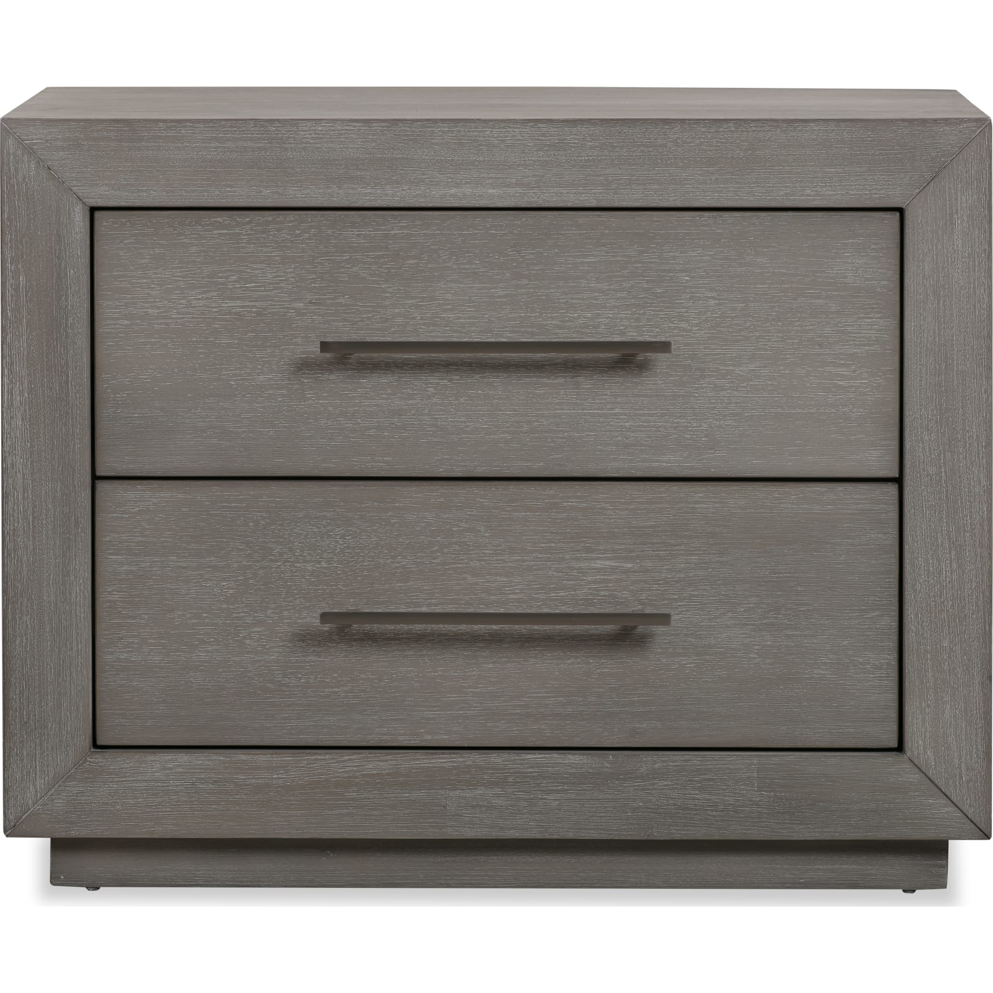 Melbourne Two Drawer Nightstand with USB in Mineral
