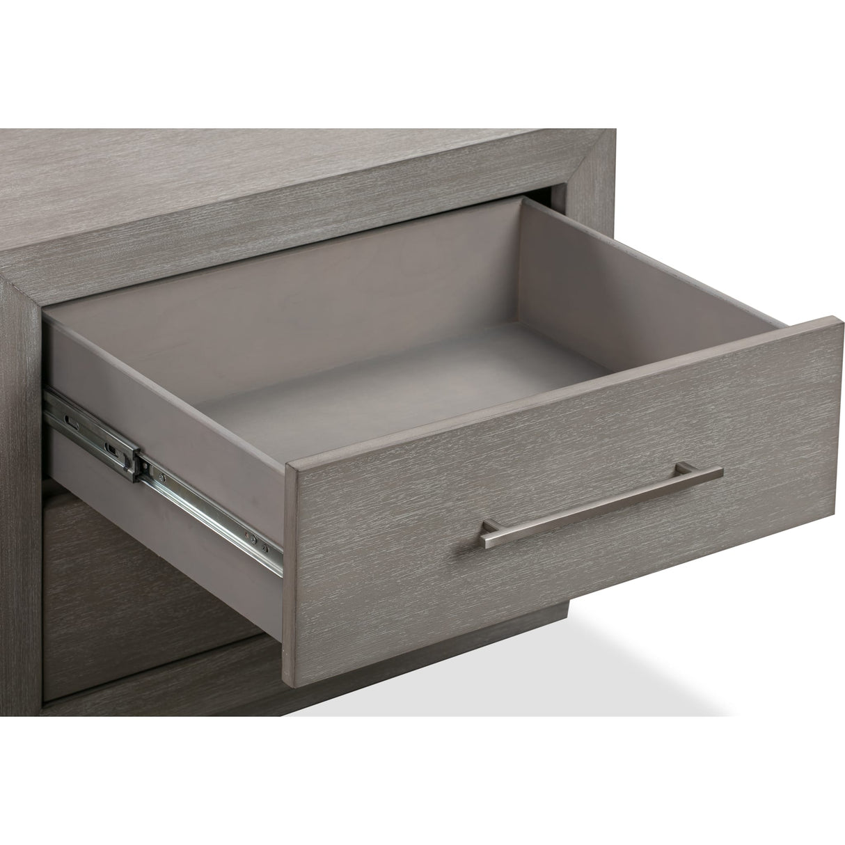 Melbourne Two Drawer Nightstand with USB in Mineral