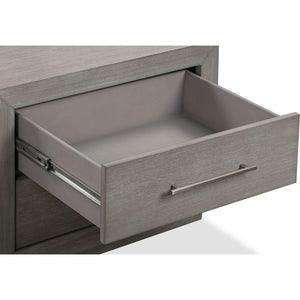 Melbourne Two Drawer Nightstand with USB in Mineral
