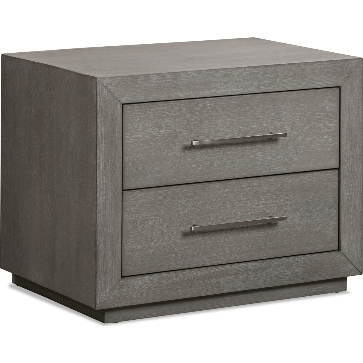 Melbourne Two Drawer Nightstand with USB in Mineral