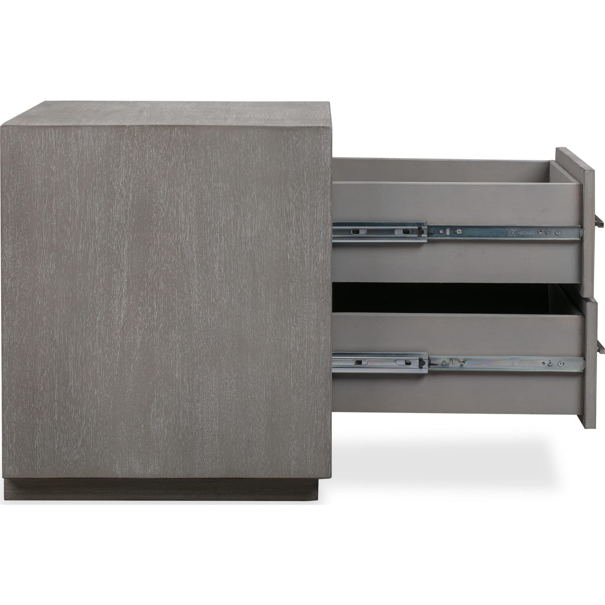 Melbourne Two Drawer Nightstand with USB in Mineral